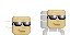The textures of Growmoji Cool Shades Mask