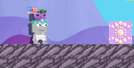A player wearing the Pearl Tiki Crown