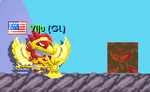 A player wearing the Garuda set