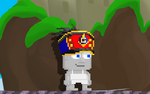 A player wearing the Marching Band Hat