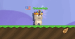 A player with the Stained Glass Crown equipped