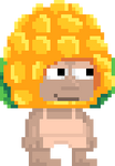 A player wearing the Poppin' Corn Hat