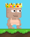 A player with a Guild Challenge Crown equipped