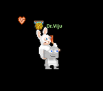 A player wearing the Riding Rabbid