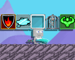 A player wearing the Sonic Buster Sword
