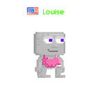 A player with Women's Swimsuit - Coral Pink equipped