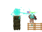 A player wearing the Primordial Jade Lance