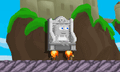 A player wearing the Floating Throne