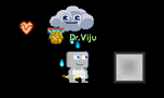 A player with the Personal Storm Cloud equipped