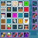 An example of a Winterfest Bingo card