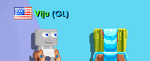 A player wearing the Mighty Legend Gauntlets