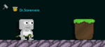 A player wearing the Serpent Staff