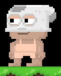 A player wearing the Sock Mask