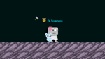 A player wearing the Bear That Cares