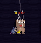 A player wearing the Tainted Cheese
