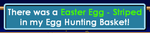 A player message which appears once an Easter Egg - Striped has been found