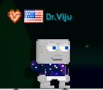 A player wearing the Star Night Hoodie