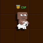A player wearing the Cute Riding Polar Bear