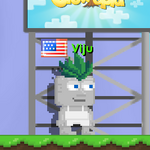 A player wearing the Pineapple Mohawk