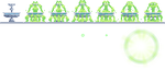 The textures of Green Fountain