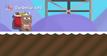 A player wearing Santa's Super Sack