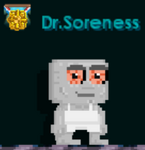 A player wearing the Sleepless Stare