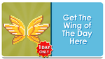 Bling Wings' feature button