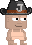 A player wearing the Jack's Hat.