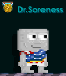 A player wearing the Stars and Stripes Shawl.