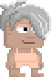 A player wearing the Emo Hair.