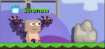 A player wearing the Serpent Shoulders