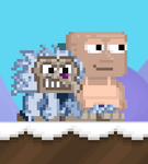 A player with a Yeti Leash equipped