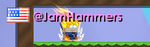 An image of former content updater @JamHammers.