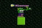 Greenswe wearing his Green Dragon Mask