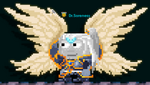 A player wearing the Archangel set