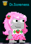 A player wearing the Strawberry set