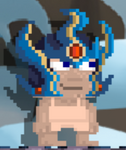 A player wearing the Crack-a-lackin Helm