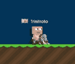 A player with the Battle Boar equipped