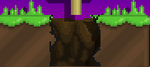 An opened Fissure connected with Dirt