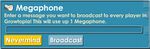 Megaphone usage tab