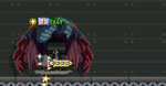 A player punching with the Crystal Infused Sword equipped