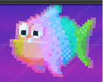 A perfect Rainbowfish weighing 150 lbs