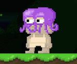 A player with the Octopus Head equipped