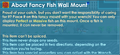 Description of Fancy Fish Wall Mount.