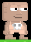 A player wearing the Super Logo - Skull