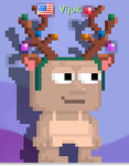 A player wearing the Light Up Antlers