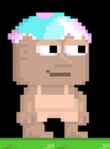A player wearing the Cracked Egg Hat