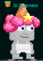 A player wearing the Ice Cream Crown
