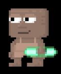 A player wearing a Glowstick