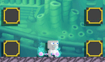 A player wearing the Burning Pearl Spinner.